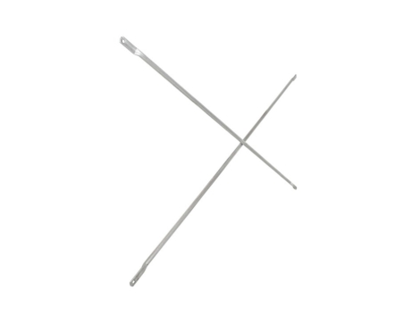 Croisillon régulier galvanisé naturel échafaud