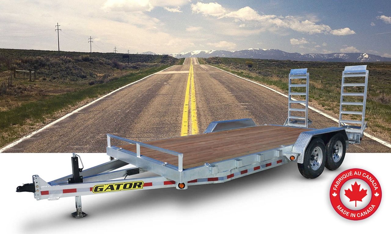 7000 REMORQUE PLATEFORME 7K LBS 7 PI x 14 PI+2 PI AVEC RAMPE